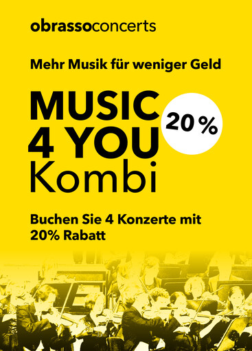 20% Rabatt auf ihre Ticketbestellung | © Obrasso Concerts