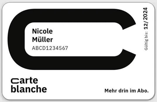 Die carteblanche von Tamedia | © Tamedia
