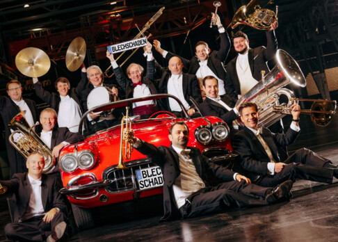 Blechschaden präsentiert Brass & Comedy im KKL Luzern