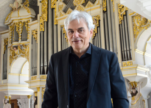 Der Organist Rainer Walker